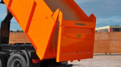 MEILLER tipper bodies are low wear for heavy duty use. The bulbous shape gives protection against abrasive as well as impact wear.