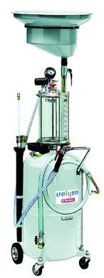 Suction/drainer unit 90 litres Pneumatic discharge.