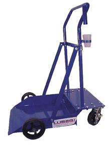 LUBEQ Grease and Oil Hand Trucks LUBEQ Swivel Base, Band Dollies and Utility Carts make moving equipment sets easier.