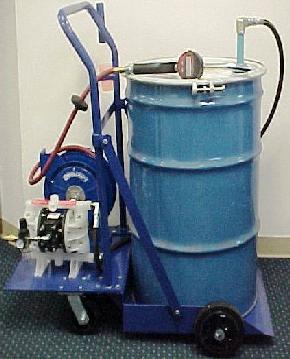 Mobile Fluid Transfer Equipment. To fill antifreeze directly from a 55 gallon drum with a diaphragm pump. Sets come with a 1/2 air diaphragm pump, 6 ft.