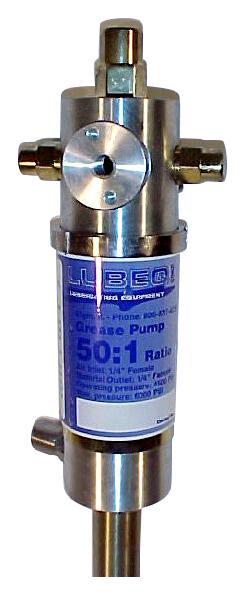 Value Line Pneumatic Grease Pumps 50:1 Ratio The quality of this 50:1 Pneumatic Grease Pump has been tested and proven, having been on the market for over a decade!
