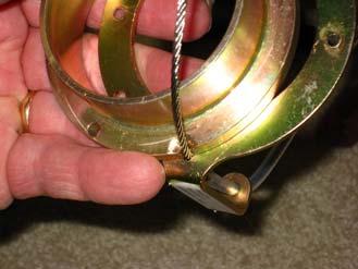 24. Remove old Pick-up Collar Support ring by turning