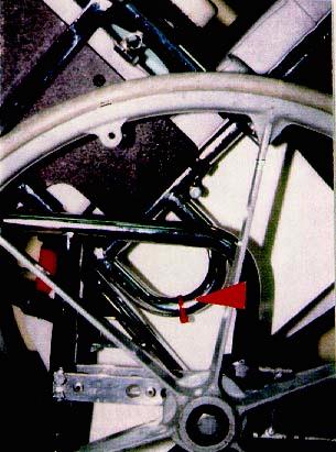 Rear: a location on the rear seat structure--seat tilted