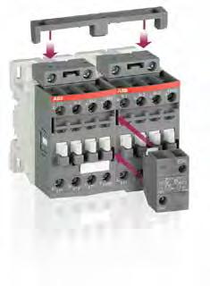 Contactors and motor protection Mechanical features Front-mounted Top-mounted Easy-to-use