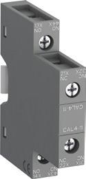 AF09... AF96 3 pole contactors Main accessories CA4-10 CA4-22E VEM4 01NC CAT4-11E 01NC CAL4-11 Front-mounted instantaneous auxiliary