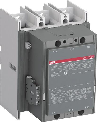 .. AF2050 contactors are mainly used for controlling power circuits up to 1000 V AC or 850 V DC, AF2650 for controlling power up to 1000 V AC.