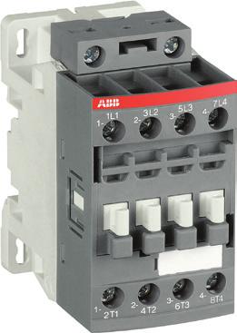 AF09Z... AF38Z 4 pole contactors 25 to 55A AC-1 AC/DC operated - low consumption AF09Z-40-00 Description AF09Z.