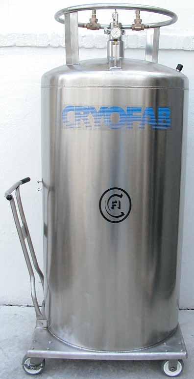 CL/CLPB Series Cryofab s CL series portable liquid cylinders are intended for low-pressure transport and storage of liquid nitrogen, oxygen or argon.