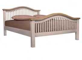 Curved Bed Available in: 4ft6 Double 5ft King  4+2 Drawer Chest W: