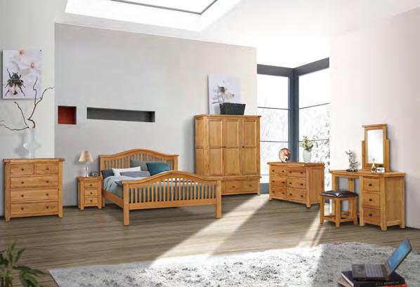 Oscar Bedroom Range The Oscar Bedroom Range is finished in solid oak with a semi-gloss lacquer seal.
