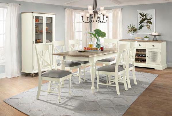 Meghan Oak The Meghan Oak dining and occasional range is designed in a French