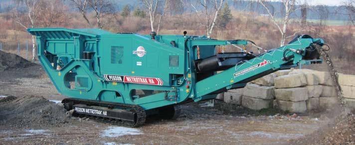Jaw Range Pegson Metrotrak & Pegson Metrotrak HA Powerscreen Pegson mobile jaw crushers are designed to meet the primary crushing needs of customers in the mining, quarrying and recycling industries.