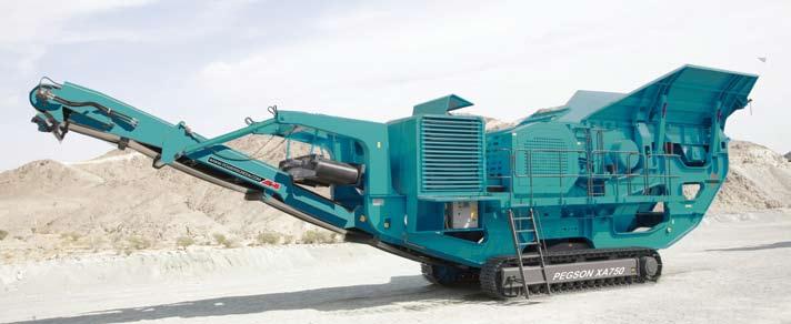 Pegson XA750 Cone Range The Powerscreen Pegson XA750 jaw crusher is one of the most advanced and efficient tracked crushing plants on the market for large scale operators.