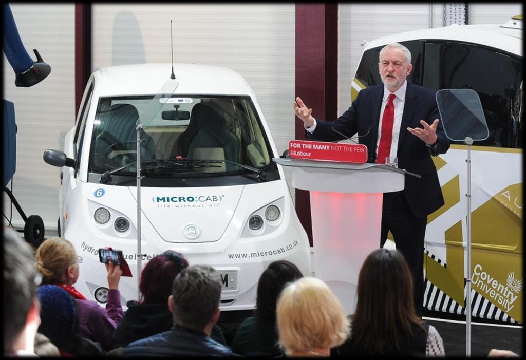 Automotive Sector UK Labour Party leader, giving his