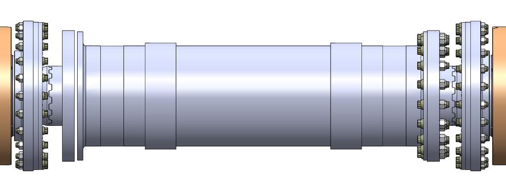 4 Rotate the equipment as required to line-up the match-mark on the opposite end of the tube with the match-mark on the mating flex assembly. 4.2.