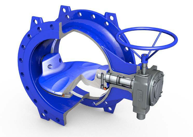 VAG EKN Butterfly Valve H-Series New for the highest requirements Runners Pressure compensation channels O-ring seal Hydrodynamic disk Automatic sealing system Retaining ring Tapered-pin connection