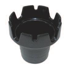 ACC-0033 Ashtray Cup Holder Insert Extinguish cigarettes and keep butts out of sight. Plastic.