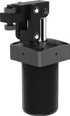 8700 series Pneumatic Swing Clamps Product Overview Alternative solution to swing clamps when space is limited The clamping lever may be positioned left, forward, or right (relative to ports) within
