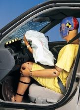 without cosmetic repair parts After each test, researchers also measured intrusion into the occupant compartment.