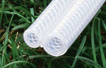 Special light weight dual line reinforced hose which offers chemical resistance along with ease of handling for spraying of herbicides and fertilizers. Tube Special translucent LLDPE.