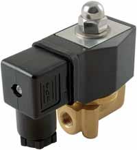 FANTASTIC S Direct Acting General Purpose Solenoid Valves See pages 500-502 2/2 Normally Closed 10163 2/2 Normally Closed, High Pressure Valve Timer 10162 1/8