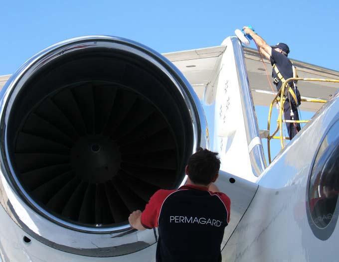 PERMAGARD coatings have been successfully tested and used on aircraft operating in freezing temperatures of Norway as well as the damaging ultraviolet rays and heat of Australia.