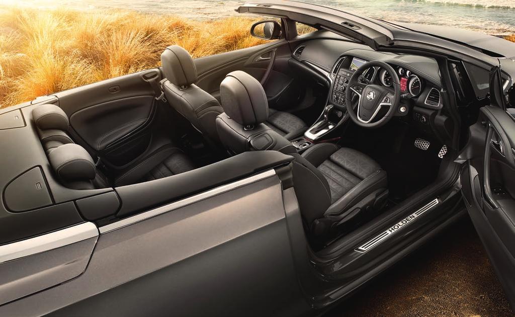Below: Stitched and wrapped dashboard reflects the high-end luxury finish throughout Jet Black Siena leather appointed interior An air of sophistication.
