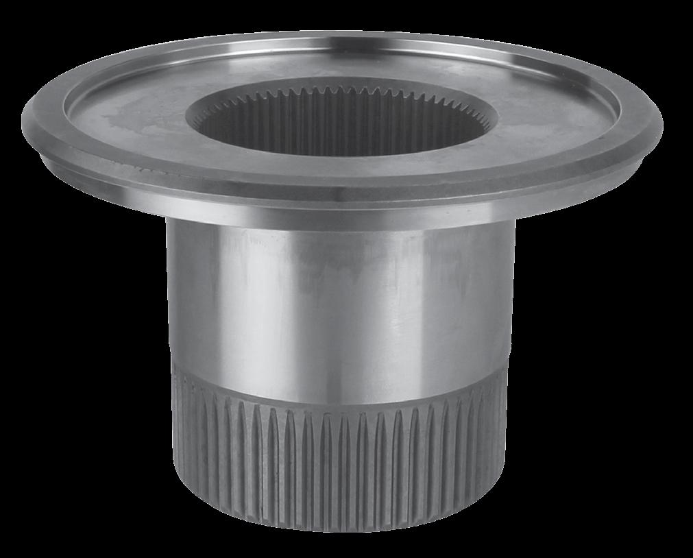 FD-90-140G Features Heat-treated external splines (pump drive) Heat-treated internal splines (PTO) Hardened journal diameter to OE specifications Chromoly alloy that allows for user-friendly welds