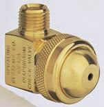 Check valve opens at 7 PSI (0.5 bar) pressure. Choice of and NPT (F) inlet connections. Outlet connection has dual NPT external (M) thread and NPT internal (F) thread. Flow rate of 4.