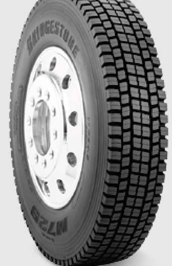 M729F i e Radial Recommended Application A drive radial tire recommended for high traction and high scrub applications in: Long Haul Service / Regional Haul Service Pickup & Delivery Service