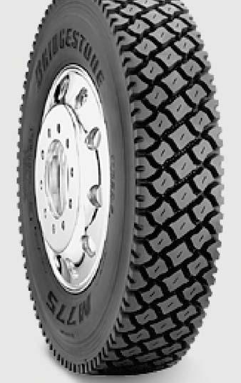 M775 n i a i e A le Radial Recommended Application A radial tire recommended for drive positions in Replaces: Michelin: XDY-EX2, XDY3, XDY-2 TECHNICAL DATA Tire Size Load Range Material Number Weight