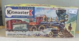 23B 00 Locomotives - Rosebud Kitmaster - Boxed Rosebud-Kitmaster No. 3: Early American 4-4-0 Tender Locomotive 'General'.