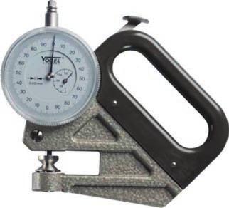Thickness Gauges Foil Thickness Gauge exclusively to use to measure the thickness of thin foils frame made of solid cast iron, haer
