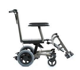 an occupant Large seating height range, starting at 300 mm Brake pedals accessible and easy to
