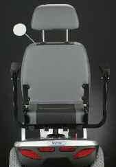 Headrest Sliding Seat Adjustment Adjustable Tiller Adjustable Speed Control Battery Level