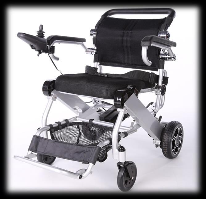Yur pwer wheelchair mainly cnsists f the fllwing parts: Chair-Frame: It cnsists f a fldable cmpnent, which can be flded frm the middle f the seat base in rder t stre r transprt cnveniently Operating