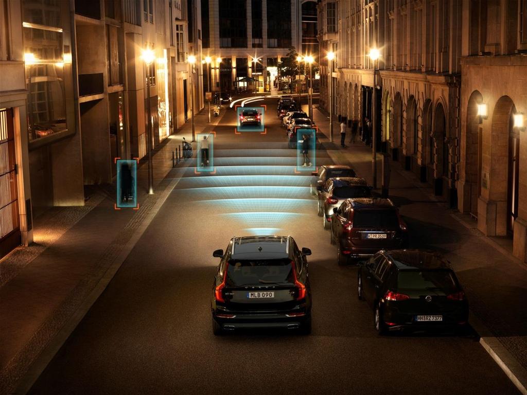 Intellisafe City safety Standard on all Volvos Collision warning with full auto-brake functionality Mitigates
