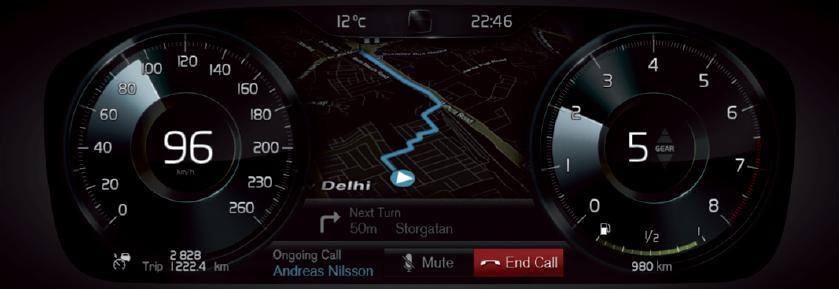 Digital Driver display info later Selectable modes