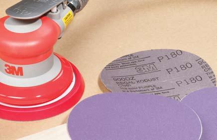 Stikit Liner Disc 900DZ and 3M Random Orbital Sander 300D Designed for durability when flexibility and edge wear is critical. Excellent for sanding wood and metal.