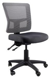 - Seat Area - Coloured Mesh Back - Fully Ergonomic - Optional Armrests TOLEDO BLACK (PA01) GREEN (PA04) Shown with