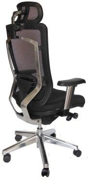 Mesh back and headrest -