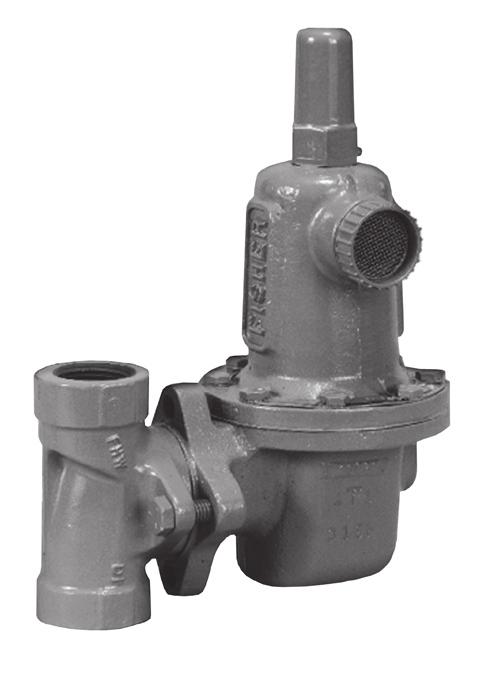 Performance characteristics vary according to construction February 2008 Features Internal Relief Valve Types 627R and 627MR regulators have an internal relief valve, which in many cases eliminates