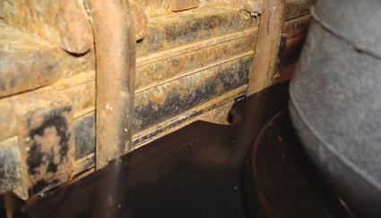 Insert the remaining 3/8-16 x 10 carriage bolts (DD) through the remaining square hole in the lower bracket (forward of the axle) opposite of the one previously installed during the