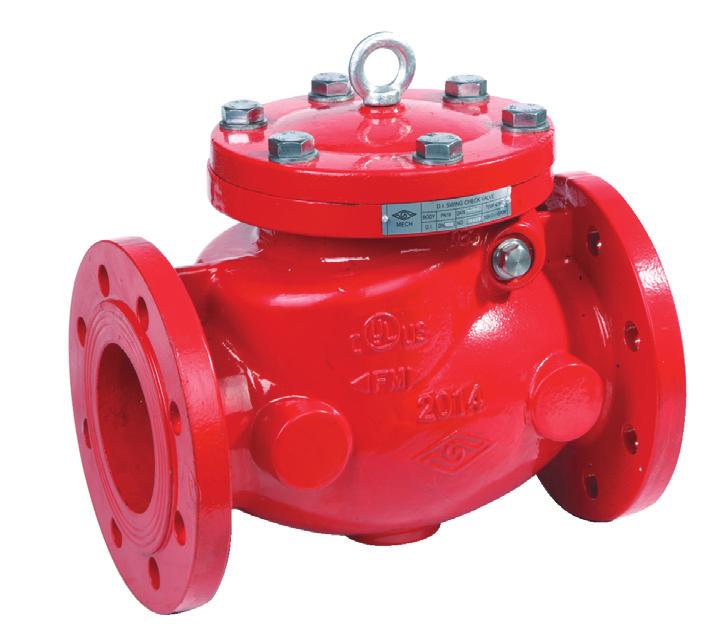 BS EN124 Flanged Resilient Swing Check Valve (H44X2), /16, Grooved Resilient Swing Check Valve (H84X), /16, UL Listed H44X2 Connection Ends: Flange to BS EN 92-2:1997 Working Pressure: /16 1 Valve