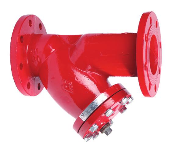 Y-Type Strainer Flanged Y-Type Strainer (V4), /16, UL Listed Installed before relief valves, atmospheric valves, hydraulic control valves as well as other equipments, strainers serve to