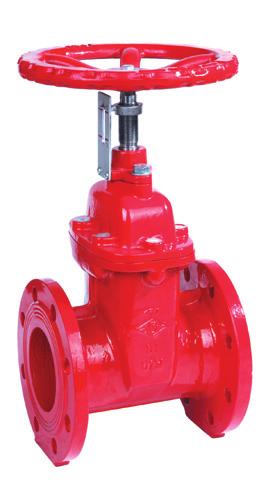BS 516 Flanged x Grooved Resilient OS&Y Gate Valve (XZ51X), /16, BS 516 Flanged Resilient NRS Gate Valve, Type A (Z45XC), /16, 1 Valve Body EN-GJS-450-1 Valve Body EN-GJS-450-2 Resilient Wedge Disc