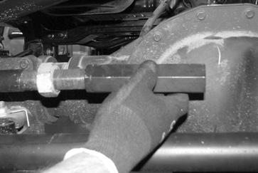 FRONT SUSPENSION - INSTRUCTIONS - 1. Disconnect the negative terminal on the battery.