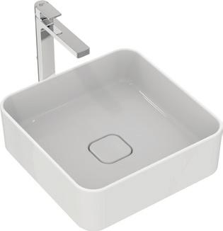 Vessel with overflow Compatible with Tesi, Connect Air, Tonic II and Adapto furniture Vessel with no overflow Compatible