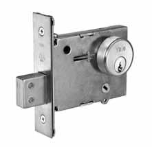 auxiliary locks D100 series cylindrical deadbolts ANSI/BHMA: A156.5, Grade 1 UL-cUL: UL-cUL fire-rated up to and including 3 hours. cul fire-rated for wood doors up to 90 minutes.