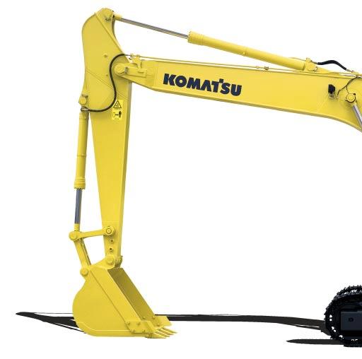 Series Hydraulic Excavator WALK-AROUND Productivity Features High Production and Low Fuel Consumption Production is increased with larger output during Active mode while fuel efficiency is further